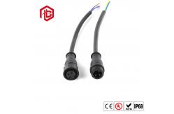 China LED Display 4 Pin M15 PVC Watertight Wire Connector supplier