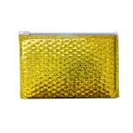 Shockproof Laser Film Zipper Bubble Bags For Jewelry / Cosmetic SGS for sale