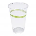 Aisunbio Customized Biodegradable PLA Cups And Lids for Juice Soda