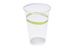 China Aisunbio Customized Biodegradable PLA Cups And Lids for Juice Soda supplier