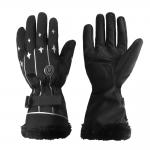 Adjustable Temperature Thin Electric Rechargeable Battery Heated  Gloves One Size Heated Ice Fishing Gloves for sale