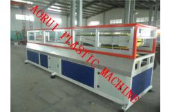 China Plastic Profile Extrusion Line With Conical Twin Screw Extruder , PVC Window Profile Machinery supplier