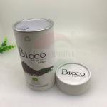 Damp - Proof Paper Tube Tea Packaging Recycled Food Grade Round Coffee Kraft Tube Cylinder Box for sale