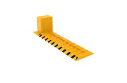 China 3 Meter lenght check point tire spikes highest level security Q235 steel frame supplier