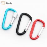 Snap Quick Hang Hooks Keychain Metal Accessories , D Ring Shape Locking Carabiners for sale