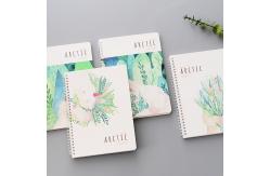 China Diary Black Paper Notepad Coil Sketch Notebook Stationery Gifts Spiral Notebook supplier