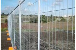 China Welded Heras Security Fence Panels White Perimeter Patrol Temporary Fencing supplier