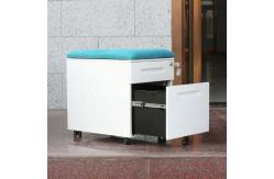 China Anti Tilt Lateral 2 Drawer Steelcase Mobile Pedestal With Cushion supplier