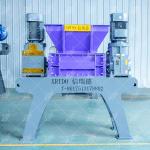 China Solid Waste Shredder Garbage Crusher MSW Shredder Waste To Energy Machine RDF/SRF Plant factory