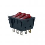 16A 250VAC / 20A 125VAC On Off Color Rocker Switch for sale