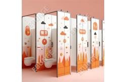 China Support Customized Design Options Toilet Cubicle for Restroom Dividers supplier