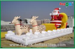 China Christmas Inflatable Holiday Decorations Inflatable Santa Claus and sled supplier