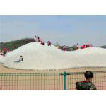 Excited Inflatable Theme Park Jumping Snow Mountain For Resort , Scenic Spot for sale