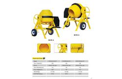 China Roll Portable Concrete Mixer Machine Gas Engine Round Handle 1.0mm supplier