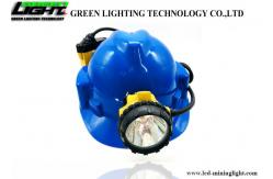China 348lum 25000lux 10.4Ah Lithium Battery Coal Miners Headlamp supplier