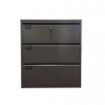 Three Drawer Lateral Office Cabinet Lockable Vertical for sale