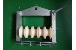 China Customized Nylon Cable Pulley , Galvanized Steel Frame Nylon Pulley Block supplier