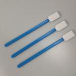 Polypropylene Handle Flat Head Polyester Swabs 100pcs/Bag