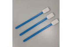 China Polypropylene Handle Flat Head Polyester Swabs 100pcs/Bag supplier