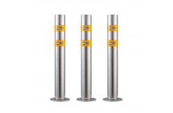 China Gaolei Removable Safety Bollard H 1500mm Thickness 4mm Car Parking Posts supplier