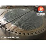Stainless Steel Heat Exchanger Tubesheet Baffle Plates A182 F304 / F316 Heating Watter Radiator Cooling Stystem Parts for sale