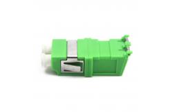 China Telecommunication LC APC Duplex Optical Fiber Adapter with Flip Auto Shutter supplier