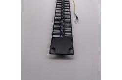 China Modular High Density Zig Zag patch panel, 48xRJ45/u/s, unequipped, 1U supplier