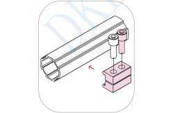 China Lightweight Silver Aluminum Lean Pipe Joint Streamline Assembly Process supplier