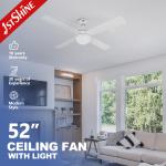Smart Remote Control Air Conditioning Ceiling Fans in Mulit Colors/OEM for Restaurant for sale