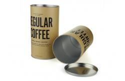 China Carton Design Paper Tube Paper Composite Cans With Movable Tinplate Lid supplier