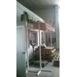Aluminum Waterproof Retractable Awning Yard Door Shop Awning 40x40mm for sale