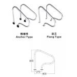 Silver 1.0mm SS316 Swimming Pool Stair Rails for sale