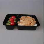 Rectangular Plastic Take Away Box Disposable Skid Proof 650ml for sale