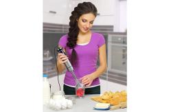 China 400W Manual Hand Blender Powerful Immersion Blender For Soup Making supplier