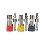 Brass Close Type Pneumatic Quick Coupling 1.0Mpa Male Connection for sale