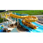 3m Height Fiberglass Water Slide Kids Playground Rides For Pool for sale