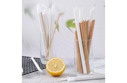 China 100Pack Biodegradable Kraft Paper Drinking Straws Bulk For Juices Shakes Smoothies supplier
