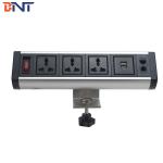 Aluminum Alloy Desktop Power Outlet For Multimedia Conference System