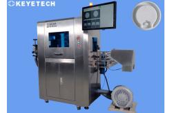China Plastic Coffee lids Inspection System with High Piexl Industrial Camera supplier