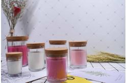 China Eco Friendly Candle Jars With Cork Lids Custom Private Label supplier