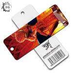 PET Plastic Printing Service , Custom pattern 3d Lenticular Bookmarks for sale