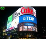 Wifi Curve SMD p4 LED Screen 62500 pixel 16 scanning , Dustproof  Waterproof
