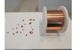 China Class 220 Magnet Coil Flat Enameled Copper Motor Winding Wire supplier