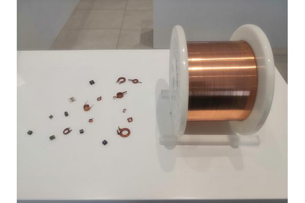 Class 220 Magnet Coil Flat Enameled Copper Motor Winding Wire