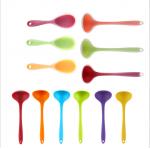 Family Silicone Rice Spoon With Non Stick Rice Shovel Spoon Two Piece Set for sale