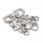 Heavy Duty Rope Hardware Accessories Double Eye Swivel Rings Wire Rope Accessory for sale