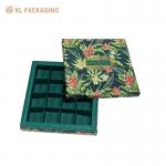 Luxury 16 Slots Chocolate Candy Gift Boxes Gift Paper Packaging Box Matt lamination for sale
