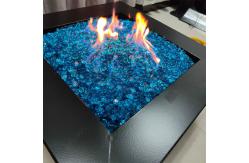 China 800mm Patio Propane Garden Gas Fire Pits Table ISO Garden Glass Fire Pit supplier