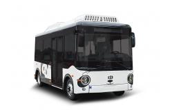 China 5.9m Electric Mini Buses 14 Seater Ebus Low Entry With Automatic Transmission supplier