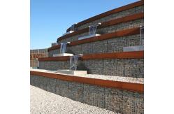 China Hot Dip Galvanized Welded Gabion Wall Baskets For Efficient Retaining Wall supplier